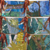 Thumbnail image of quilt titled &ldquo;Postcards From the Rainforest&rdquo; by Giselle Blythe 